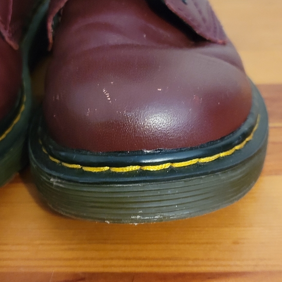 Dr. Martens 1460 Boot Oxblood Red Big Kids Size 1 - Picture 3 of 12
